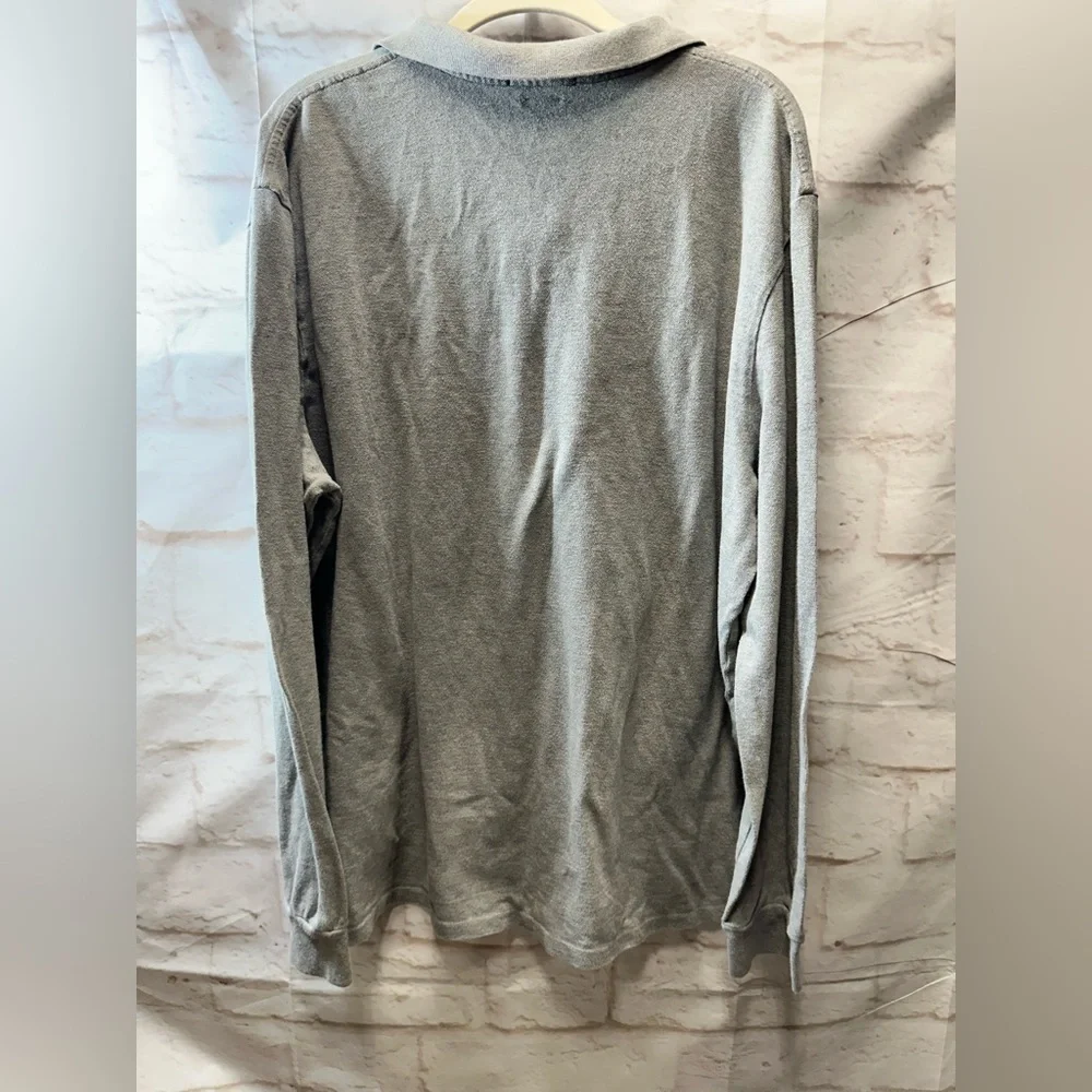 Polo Ralph Lauren‎ long sleeve gray polo shirt XXL